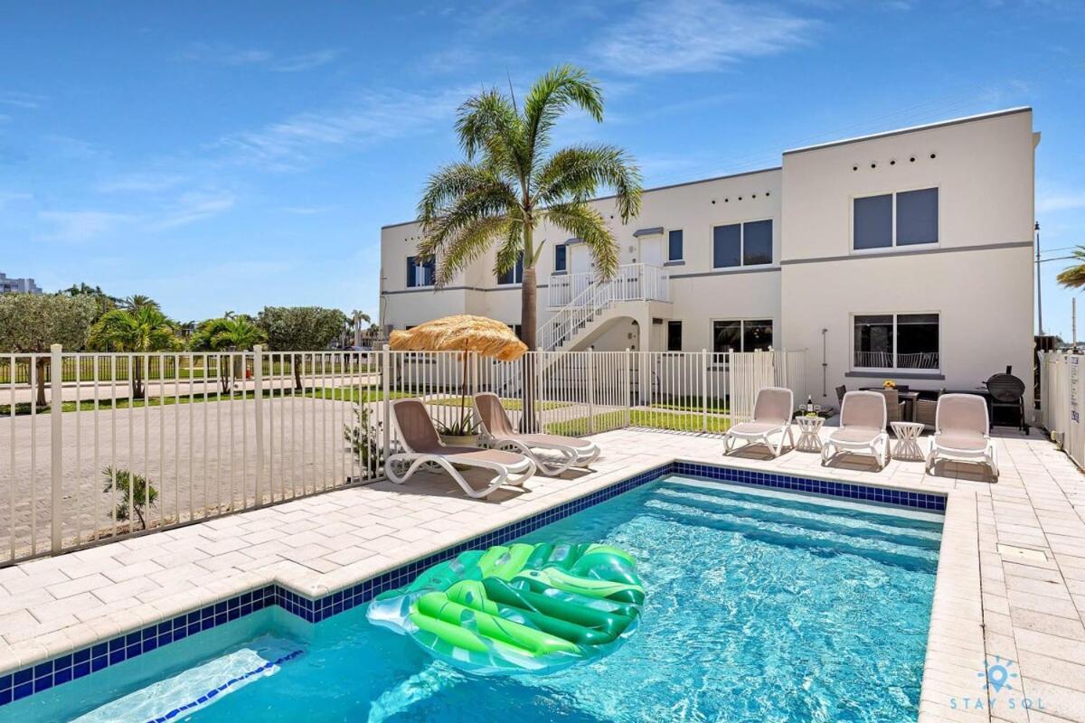 Free Parking, Bay View, Pool, Step To Beach 好莱坞 外观 照片