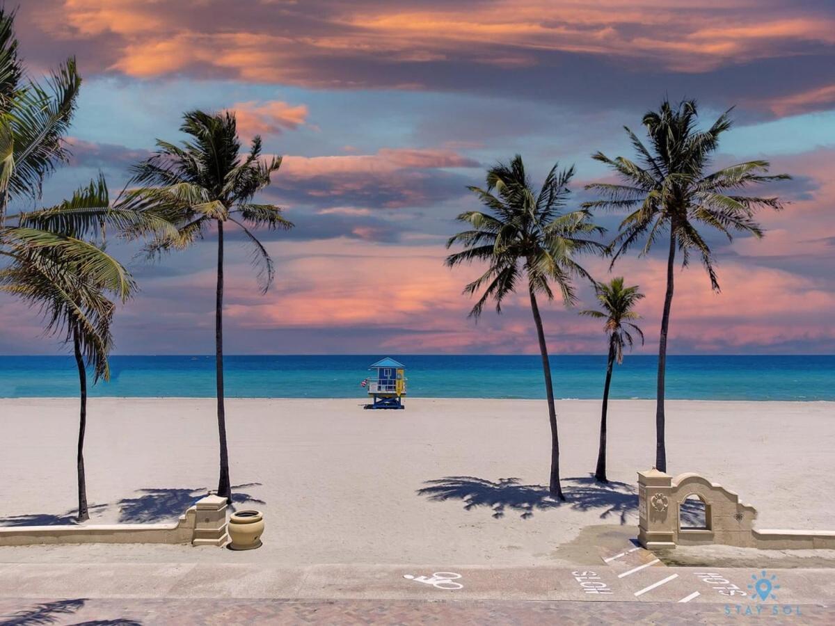 Free Parking, Bay View, Pool, Step To Beach 好莱坞 外观 照片