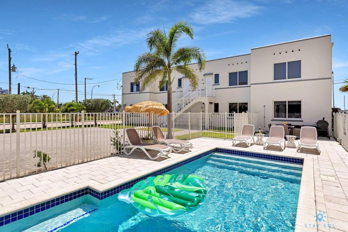 Free Parking, Bay View, Pool, Step To Beach 好莱坞 外观 照片